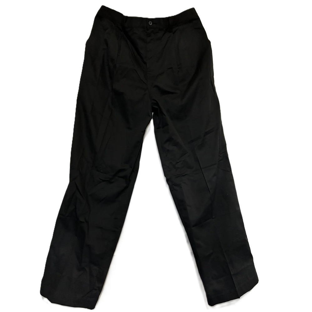 Vestis Crest Classic Workwear Pants Black Elastic Back Waistband Mens Size 34x30